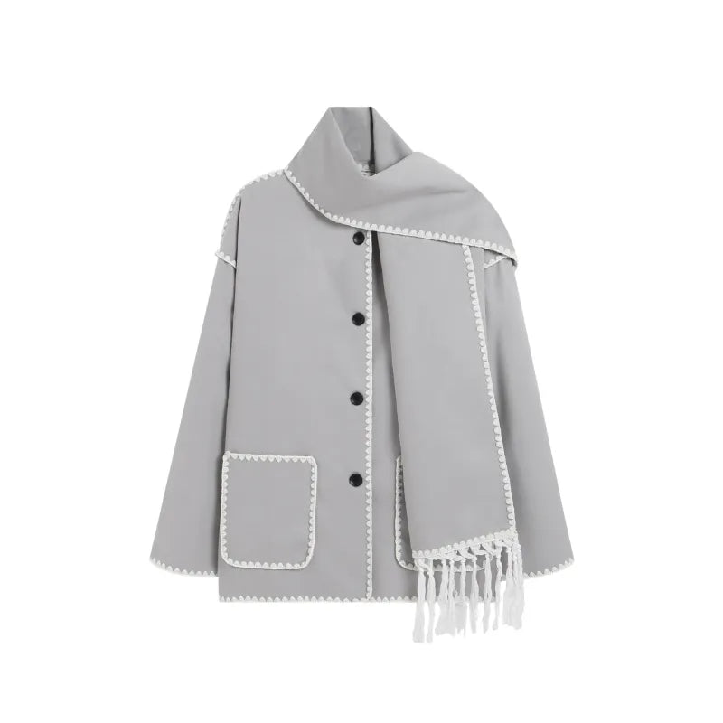 Samantha™ | Comfortable Wool Cape Jacket