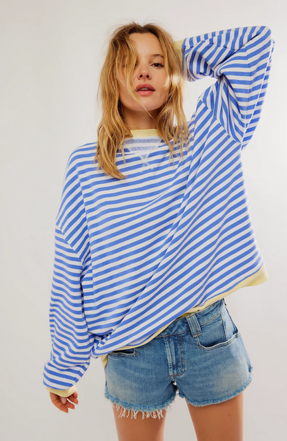 Emily™ | Oversized Striped Jumper