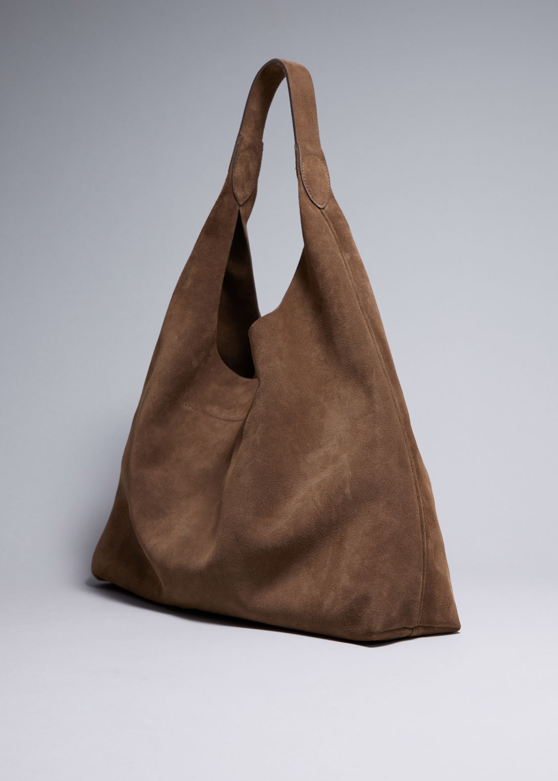 Signature Faux Suede Tote Bag