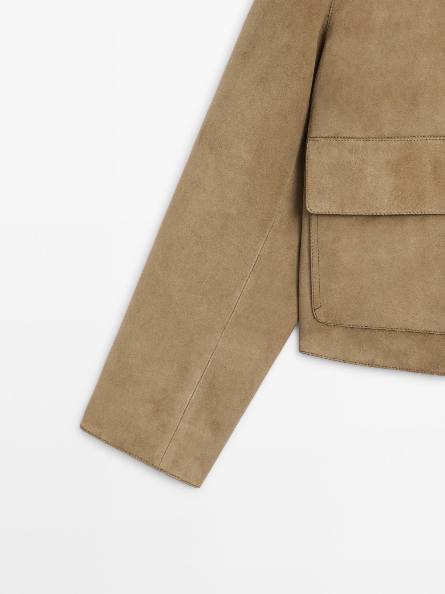 Sophia Suede Cropped Jacket