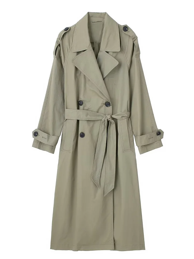 Amalia - Vintage Look Trenchcoat with Belt