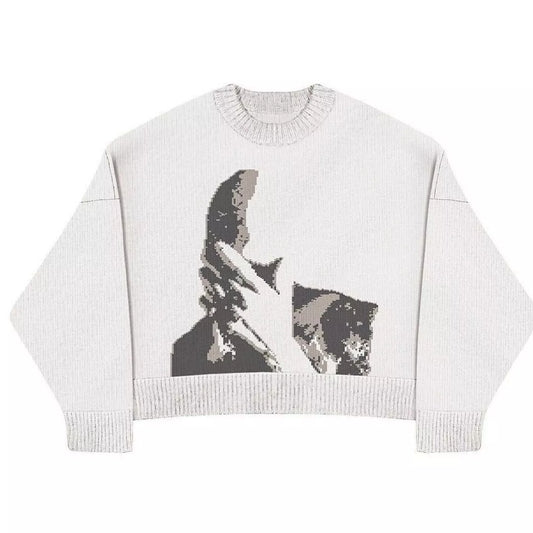 Frank Ocean | Woman Loose Knit Sweater