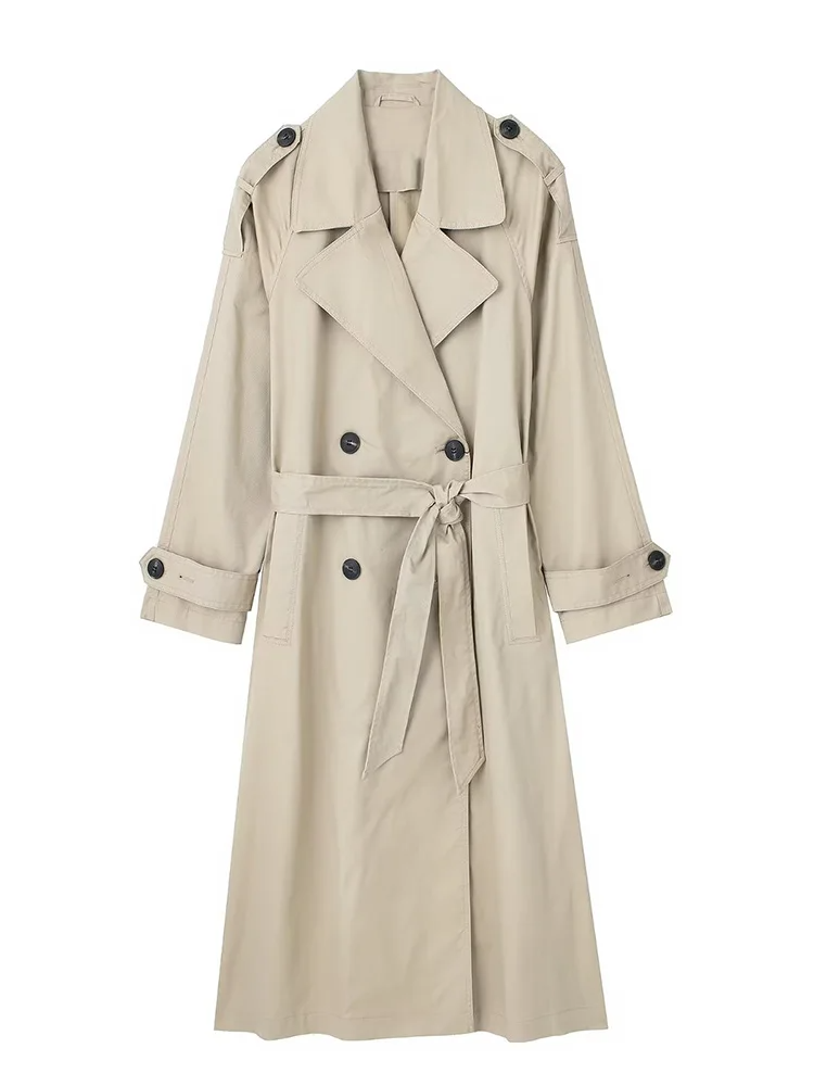 Amalia - Vintage Look Trenchcoat with Belt