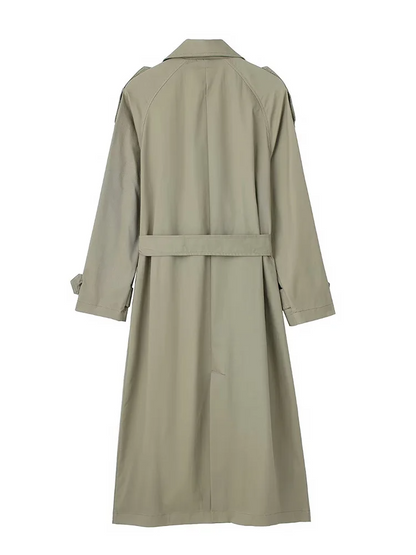 Amalia - Vintage Look Trenchcoat with Belt