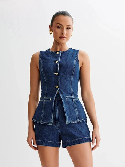 Chic Denim Ensemble™