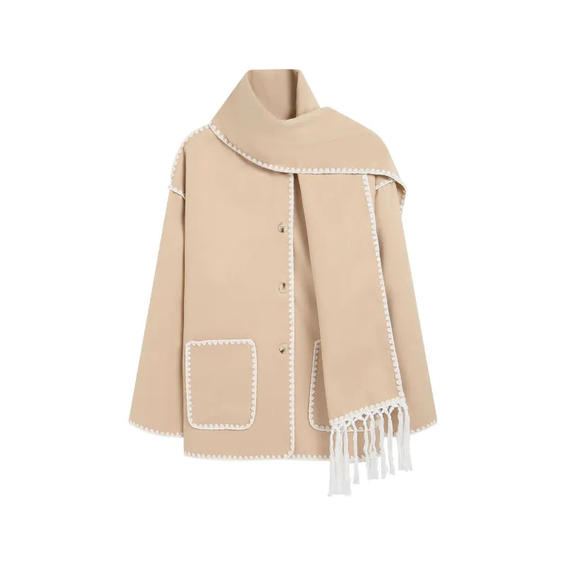 Samantha™ | Comfortable Wool Cape Jacket