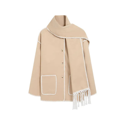 Samantha™ | Comfortable Wool Cape Jacket